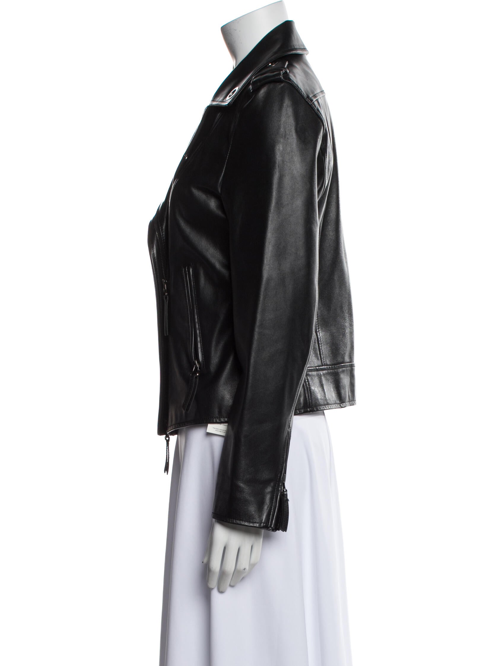 Lanvin Lamb Leather Biker Jacket
