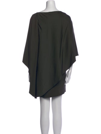 Lanvin Bateau Neckline Mini Dress