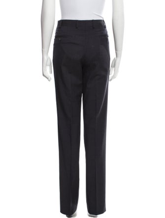 Lanvin Wool Straight Leg Pants