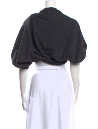 Lanvin Wool Scoop Neck Sweater