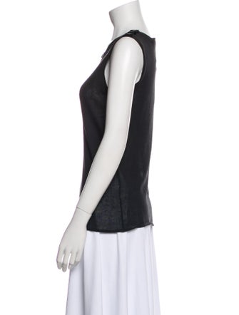 Lanvin Scoop Neck Sleeveless Top