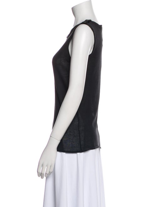 Lanvin Scoop Neck Sleeveless Top