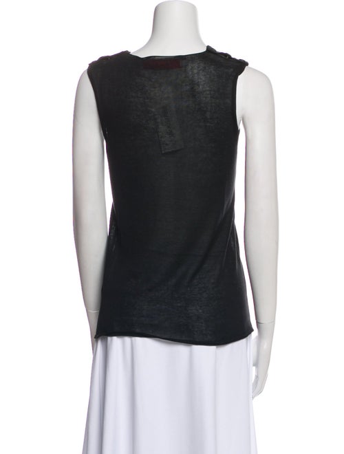 Lanvin Scoop Neck Sleeveless Top