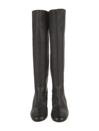 Lanvin Leather Riding Boots
