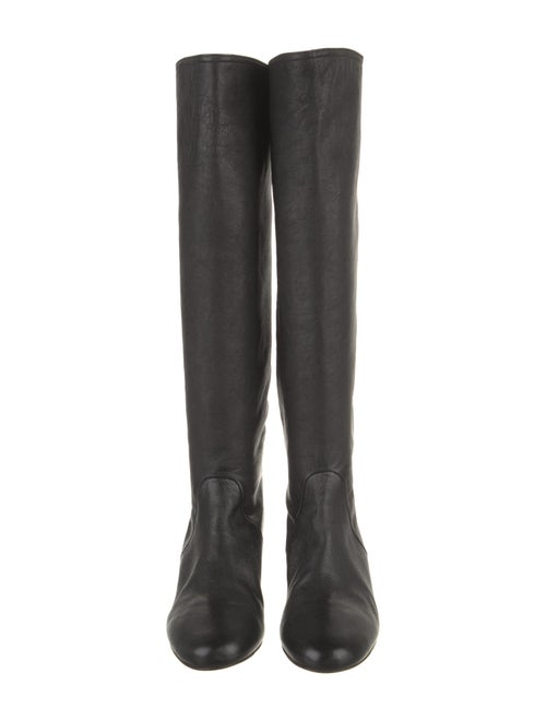 Lanvin Leather Riding Boots