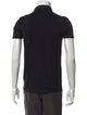 Lanvin V-Neck Short Sleeve Polo Shirt