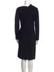 Lanvin Wool Midi Length Dress