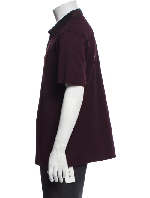 Lanvin Crew Neck Short Sleeve Polo Shirt