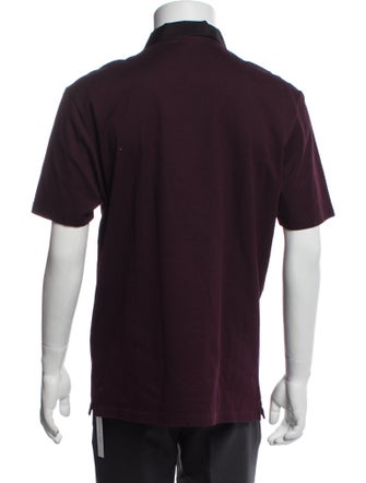 Lanvin Crew Neck Short Sleeve Polo Shirt