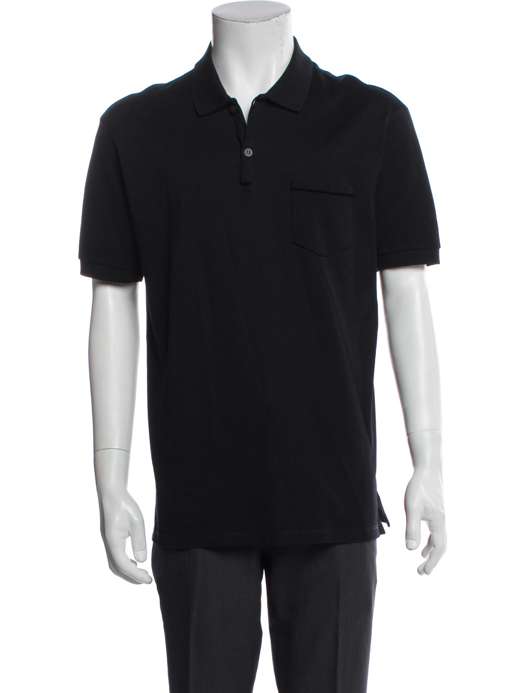 Lanvin Crew Neck Short Sleeve Polo Shirt
