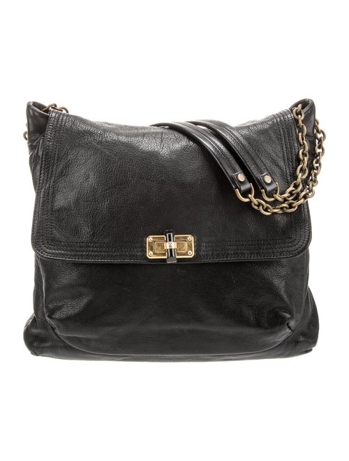 Lanvin Leather Messenger Bag