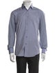 Lanvin Striped Long Sleeve Dress Shirt