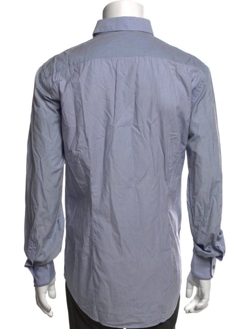 Lanvin Striped Long Sleeve Dress Shirt