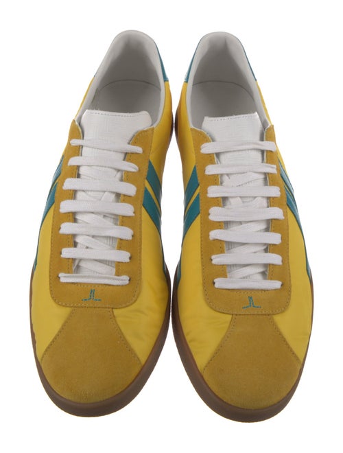 Lanvin Colorblock Pattern Sneakers