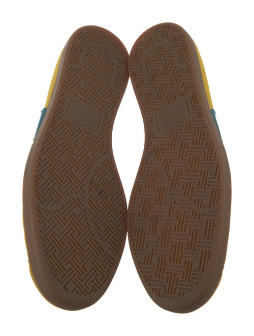 Lanvin Colorblock Pattern Sneakers