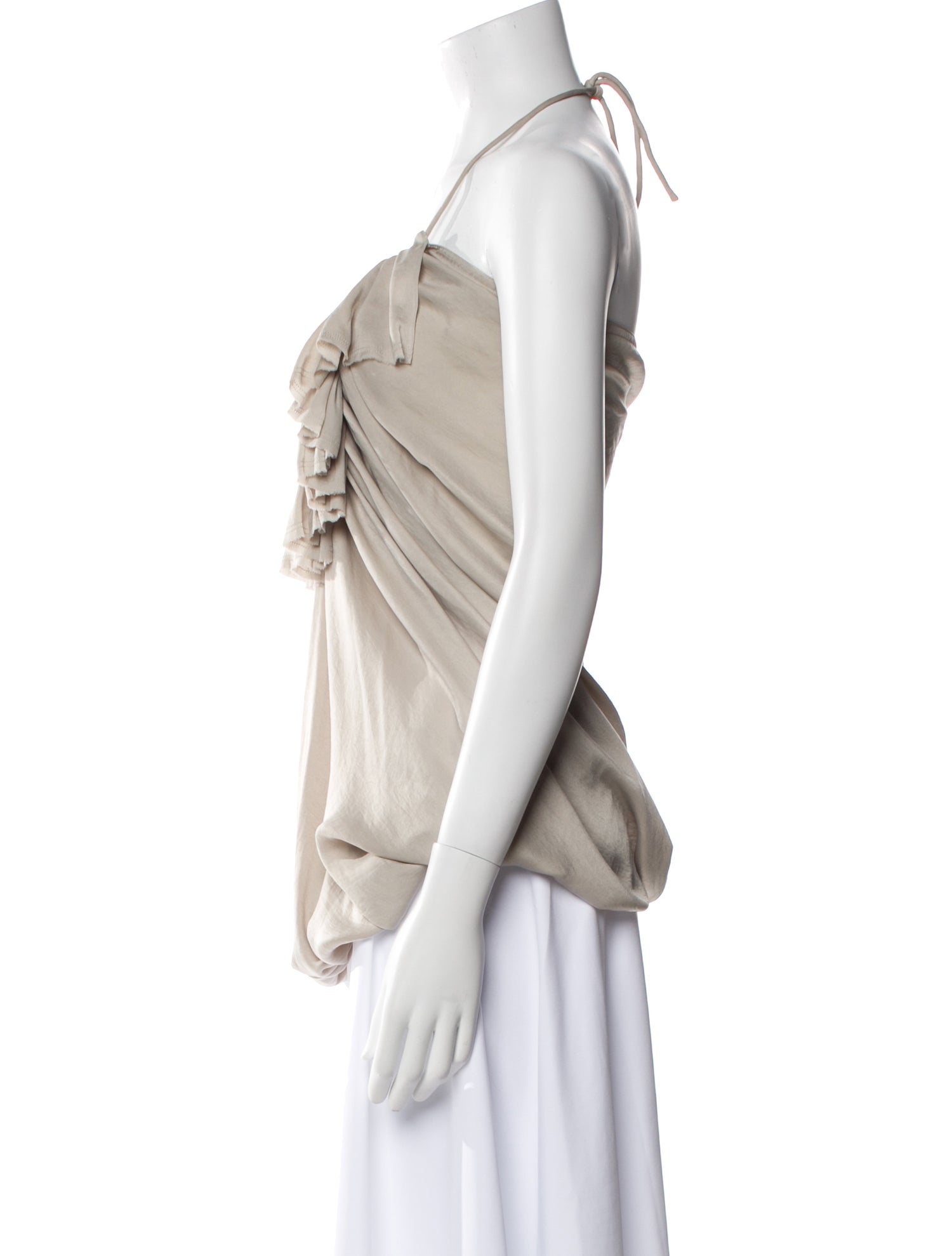 Lanvin V-Neck Sleeveless Top