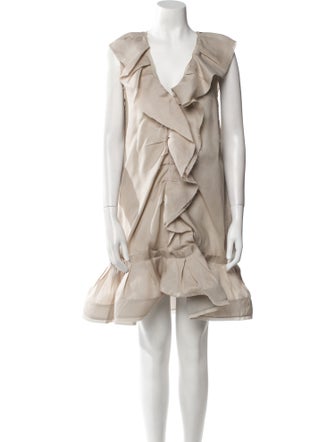 Lanvin Silk Mini Dress