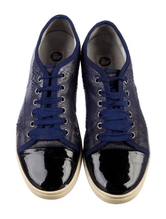 Lanvin Snakeskin Sneakers