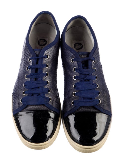Lanvin Snakeskin Sneakers