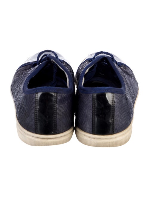 Lanvin Snakeskin Sneakers