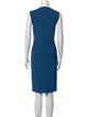 Lanvin Crew Neck Knee-Length Dress