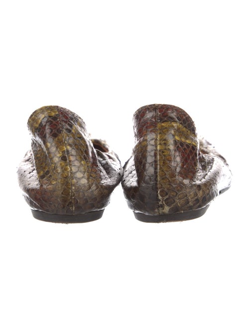 Lanvin Snakeskin Animal Print Flats
