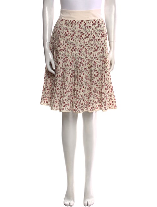 Lanvin Floral Print Knee-Length Skirt