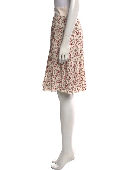 Lanvin Floral Print Knee-Length Skirt