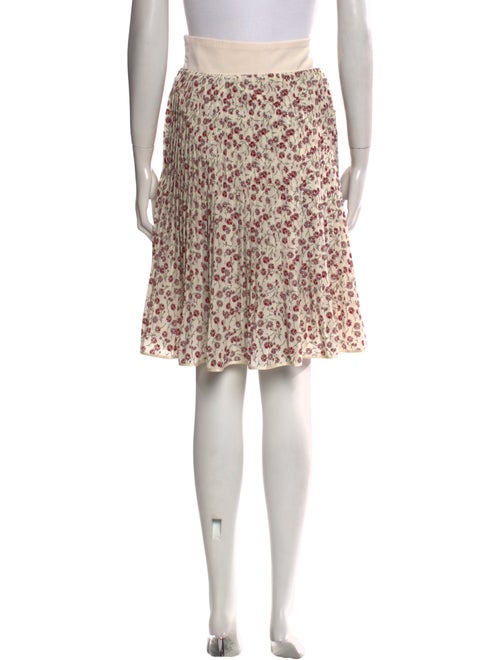 Lanvin Floral Print Knee-Length Skirt