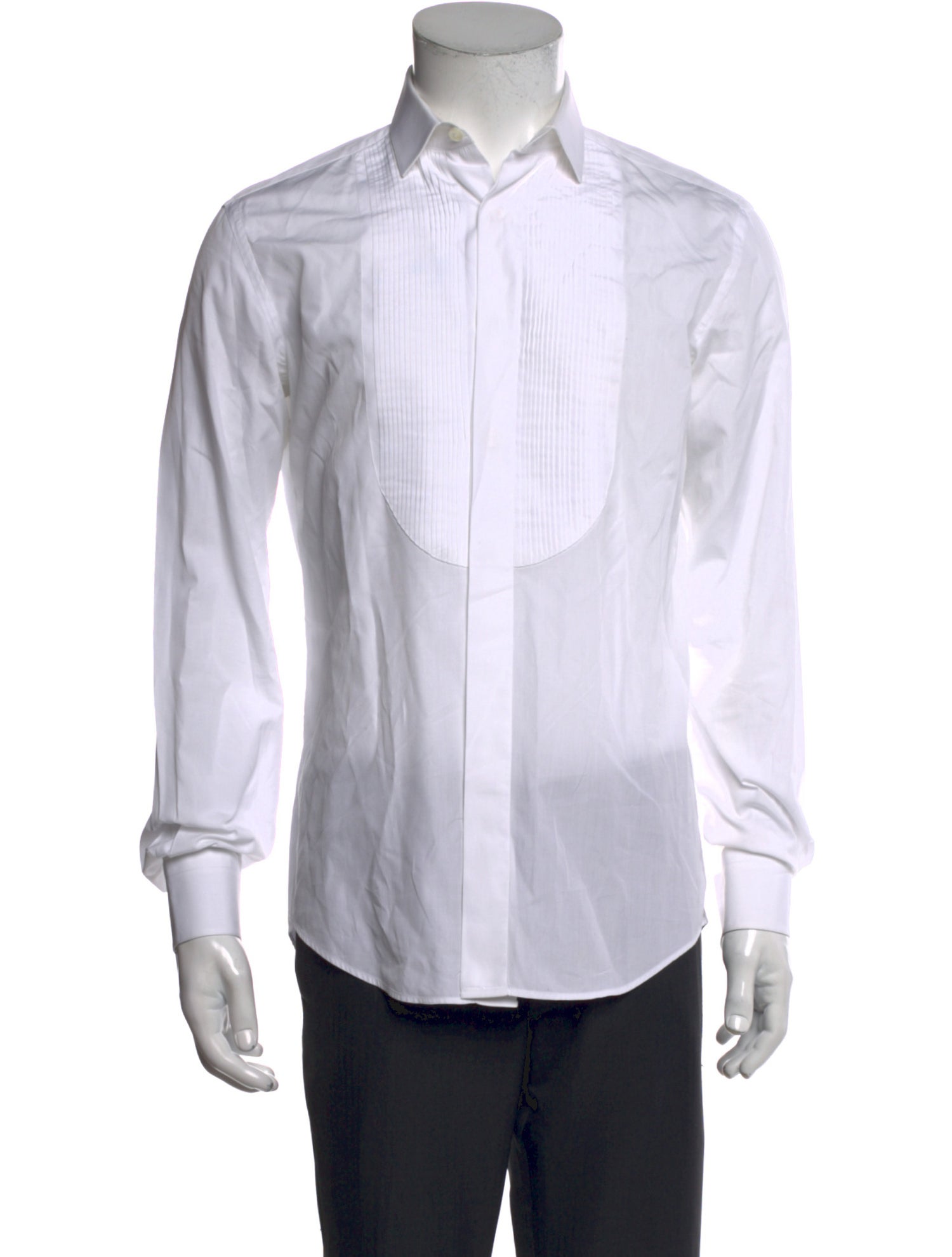 Lanvin Long Sleeve Tuxedo Shirt