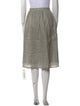 Lanvin Linen Knee-Length Skirt