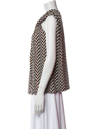 Lanvin Printed Halterneck Blouse