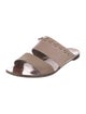 Lanvin Leather Studded Accents Slides