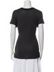 Lanvin Colorblock Pattern Scoop Neck T-Shirt