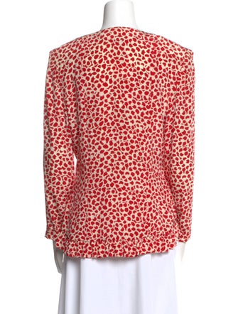 Lanvin Silk Floral Print Blouse