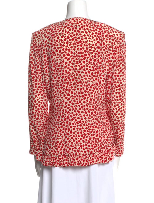 Lanvin Silk Floral Print Blouse