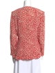 Lanvin Silk Floral Print Blouse