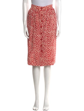 Lanvin Silk Knee-Length Skirt