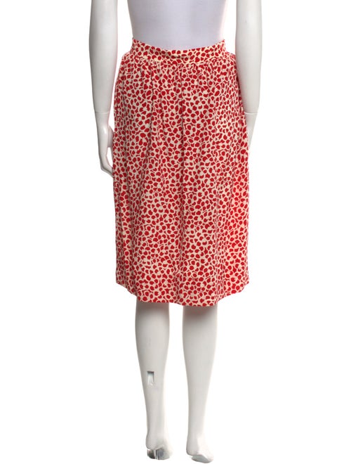 Lanvin Silk Knee-Length Skirt