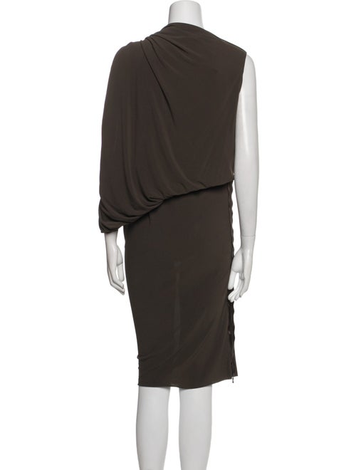 Lanvin Cowl Neck Knee-Length Dress