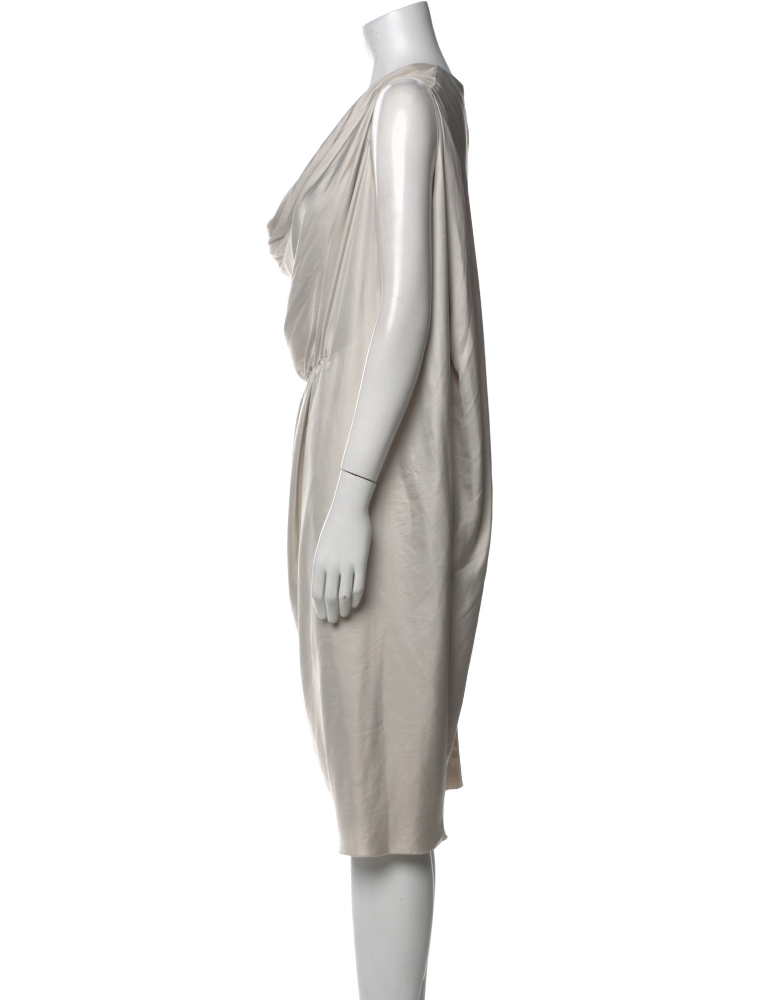 Lanvin Cowl Neck Mini Dress