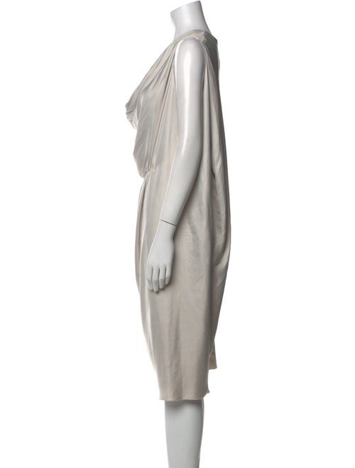 Lanvin Cowl Neck Mini Dress