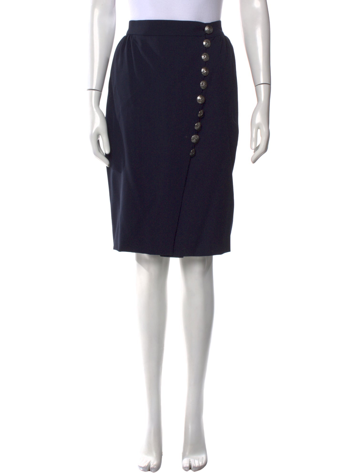 Lanvin Wool Knee-Length Skirt