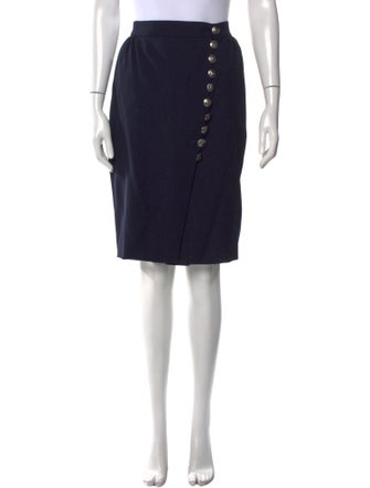Lanvin Wool Knee-Length Skirt