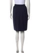 Lanvin Wool Knee-Length Skirt