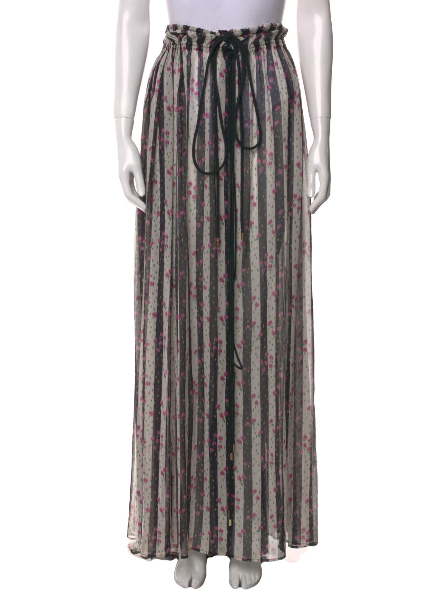 Lanvin Silk Long Skirt