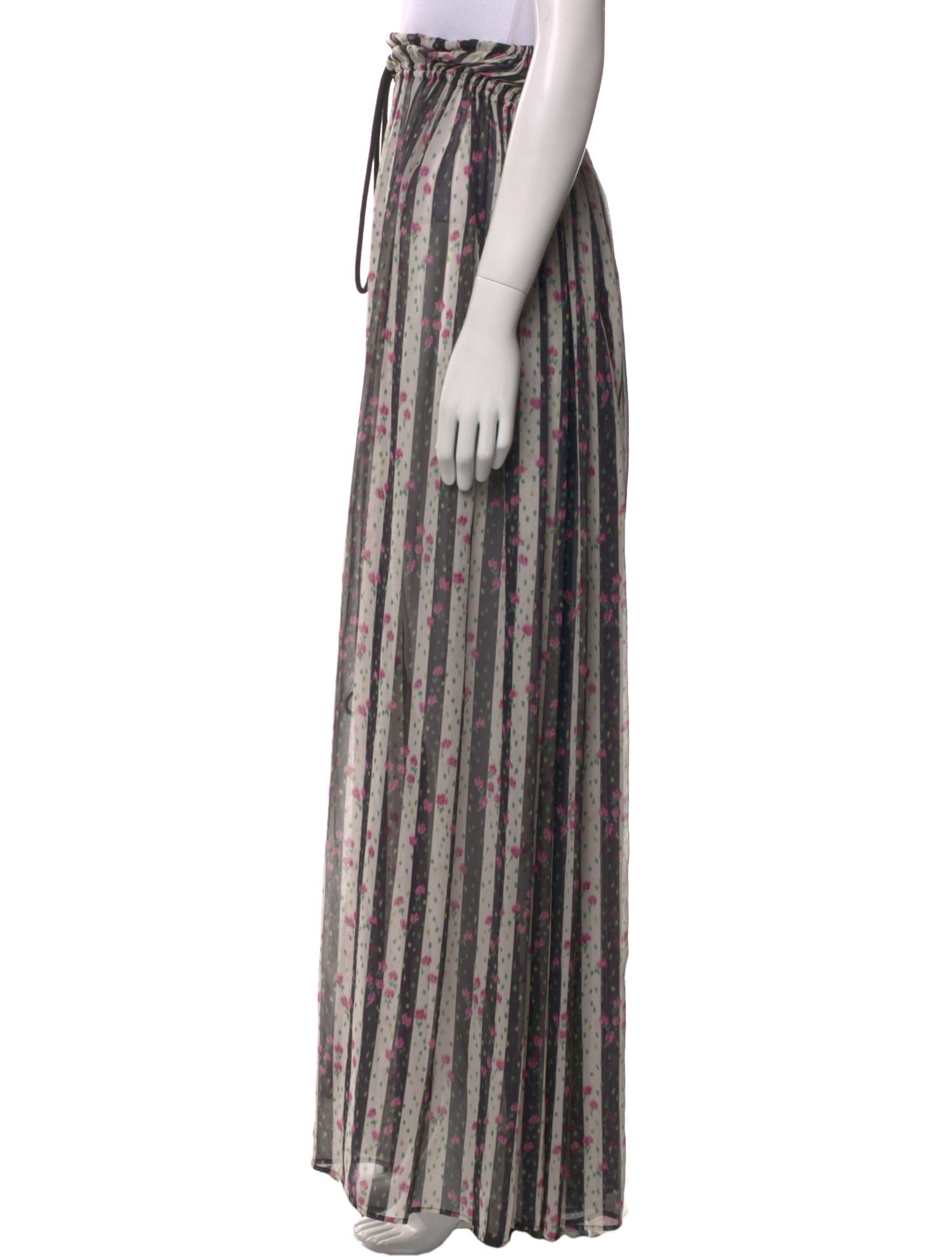 Lanvin Silk Long Skirt