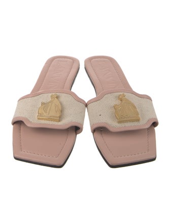 Lanvin Leather Slides