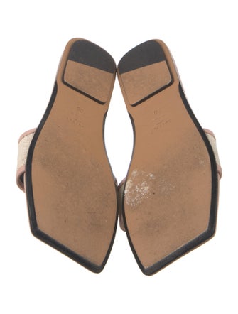 Lanvin Leather Slides