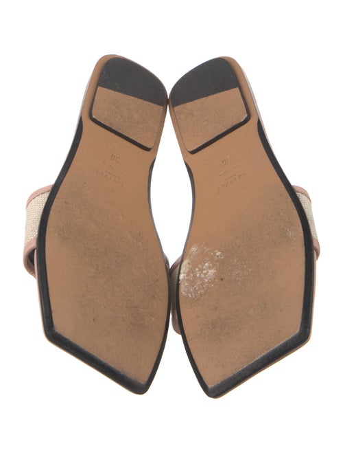 Lanvin Leather Slides